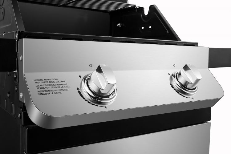 Parrilla a Gas 2 Quemadores Acero Inoxidable Premier Dyna-Glo