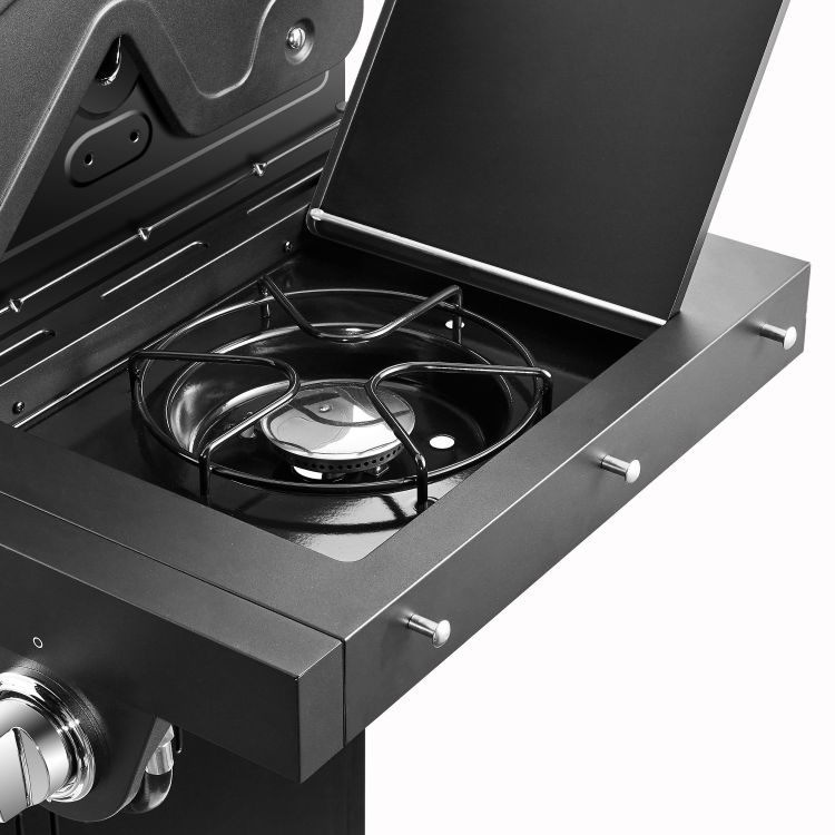 Parrilla a Gas 5 Quemadores + Lateral Acero Inoxidable Premier Dyna-Glo