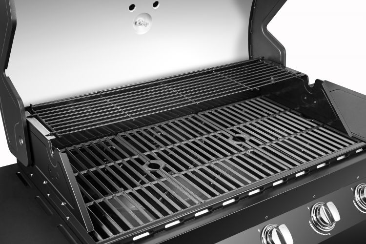 Parrilla a Gas 5 Quemadores + Lateral Acero Inoxidable Premier Dyna-Glo